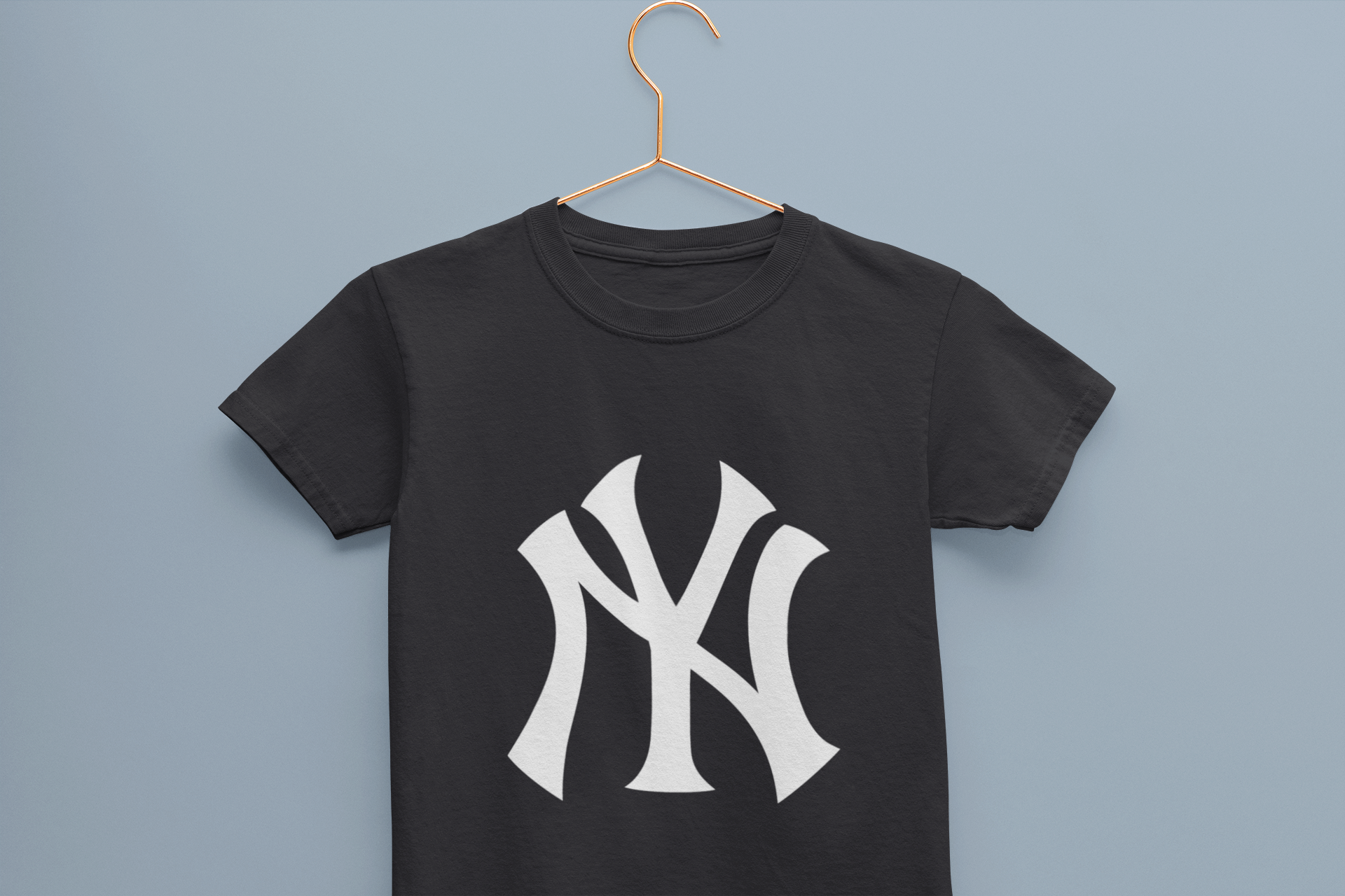 New York Yankees Half Sleeves T-Shirt for Boy-FunkyTeesClub