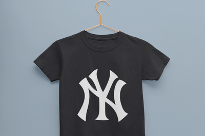 New York Yankees Half Sleeves T-Shirt for Boy-FunkyTeesClub