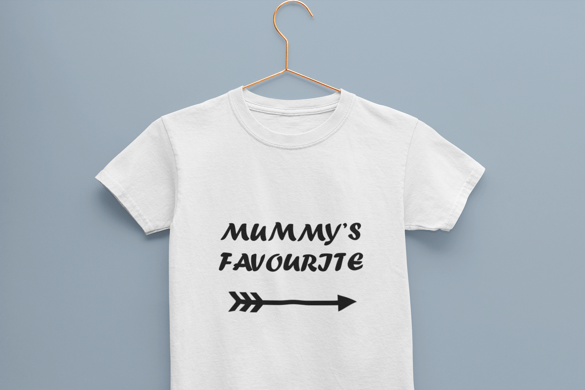 Mummys Favourite Half Sleeves T-Shirt For Girls -FunkyTeesClub