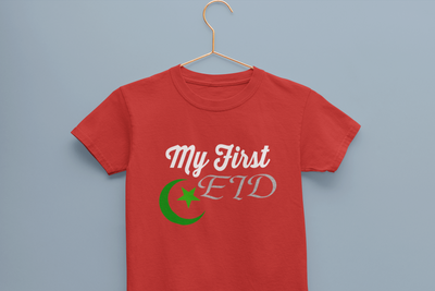 My 1st Eid Half Sleeves T-Shirt for Boy-FunkyTeesClub