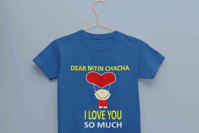 Custom Name I love My Chacha So Much Half Sleeves T-Shirt For Girls -FunkyTeesClub