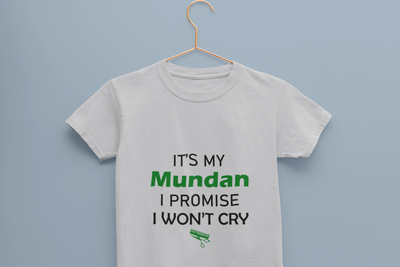 ITS MY MUNDUN I WONT CRY Half Sleeves T-Shirt for Boy-FunkyTeesClub