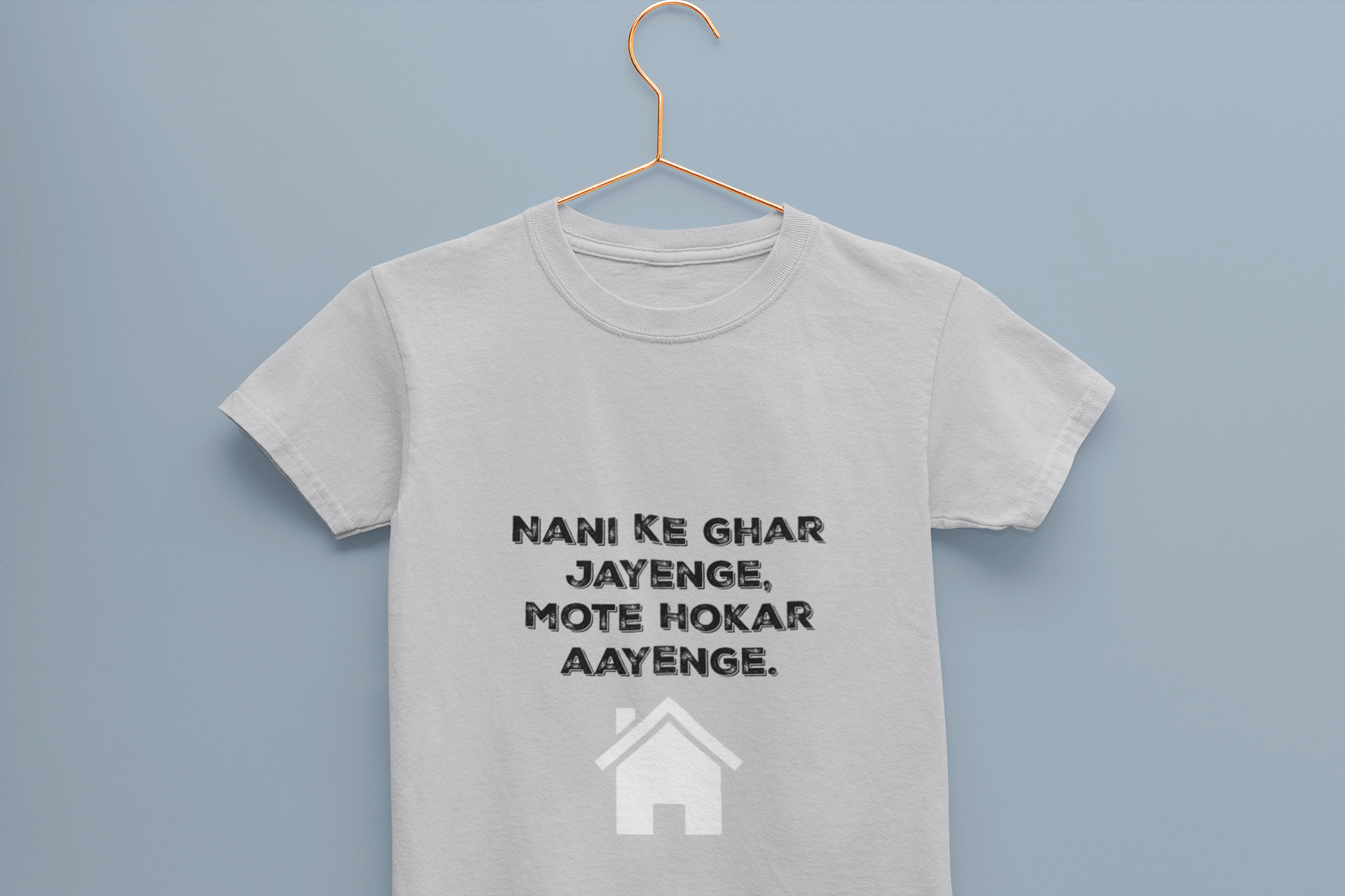 Nani Ke Ghar Jayege Half Sleeves T-Shirt for Boy-FunkyTeesClub