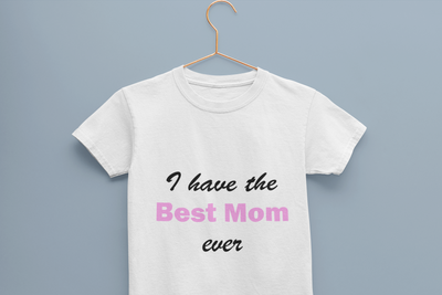 I Have Best Mom Ever Half Sleeves T-Shirt for Boy-FunkyTeesClub