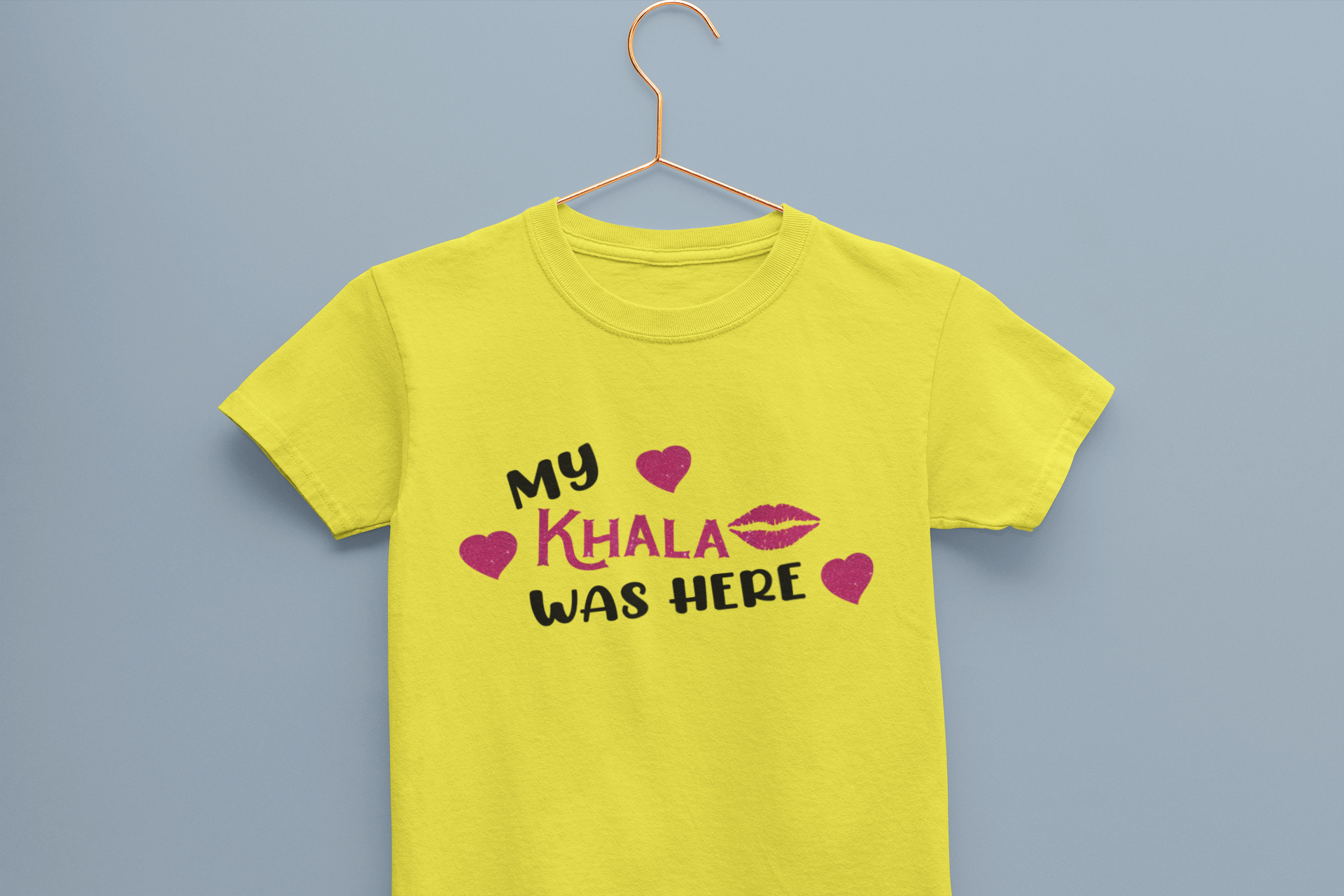 Khala Was Here Eid Half Sleeves T-Shirt for Boy-FunkyTeesClub