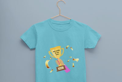 Best Sister Of The Year Half Sleeves T-Shirt For Girls -FunkyTeesClub