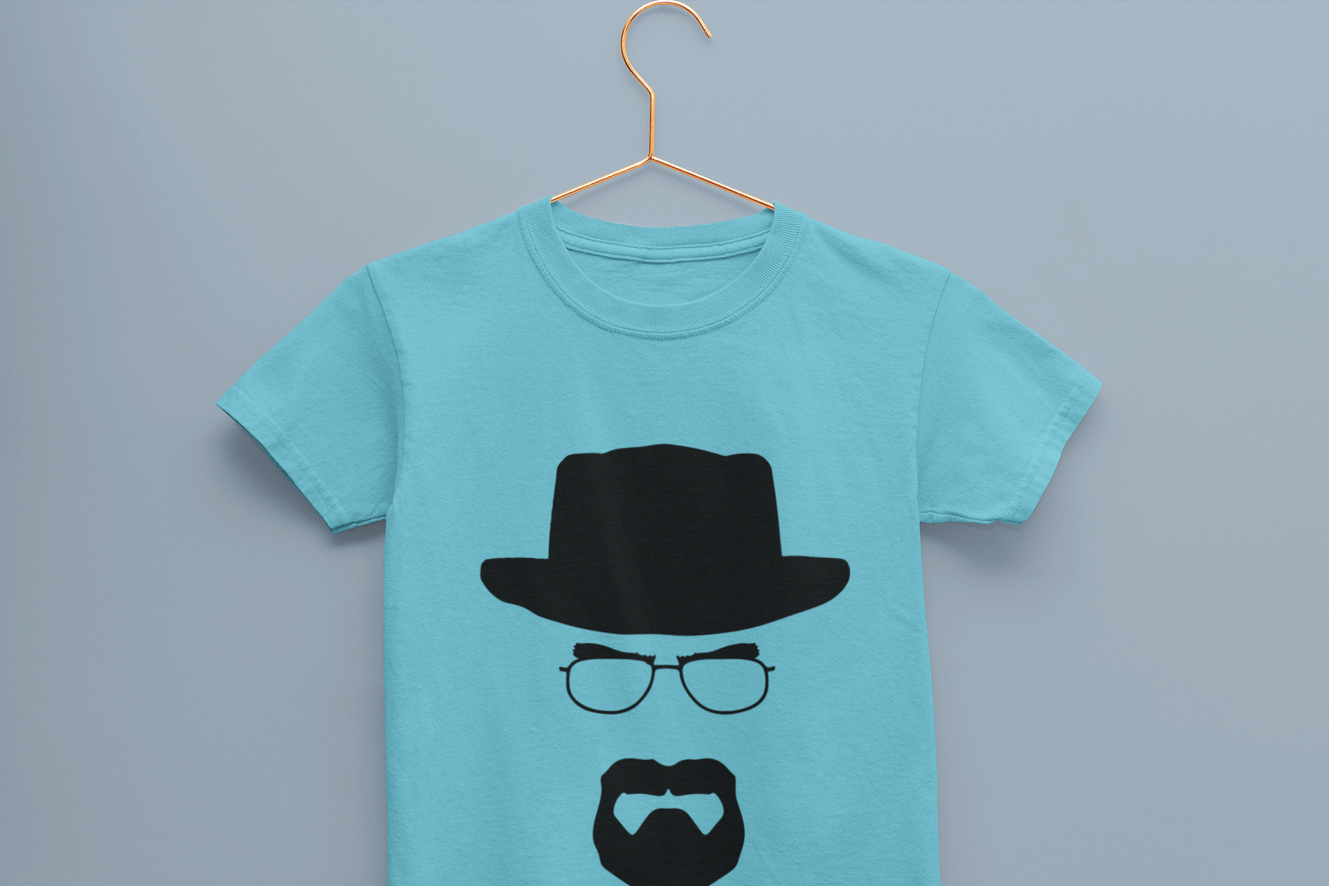 Heisenberg Breaking Bad Web Series Half Sleeves T-Shirt for Boy-FunkyTeesClub