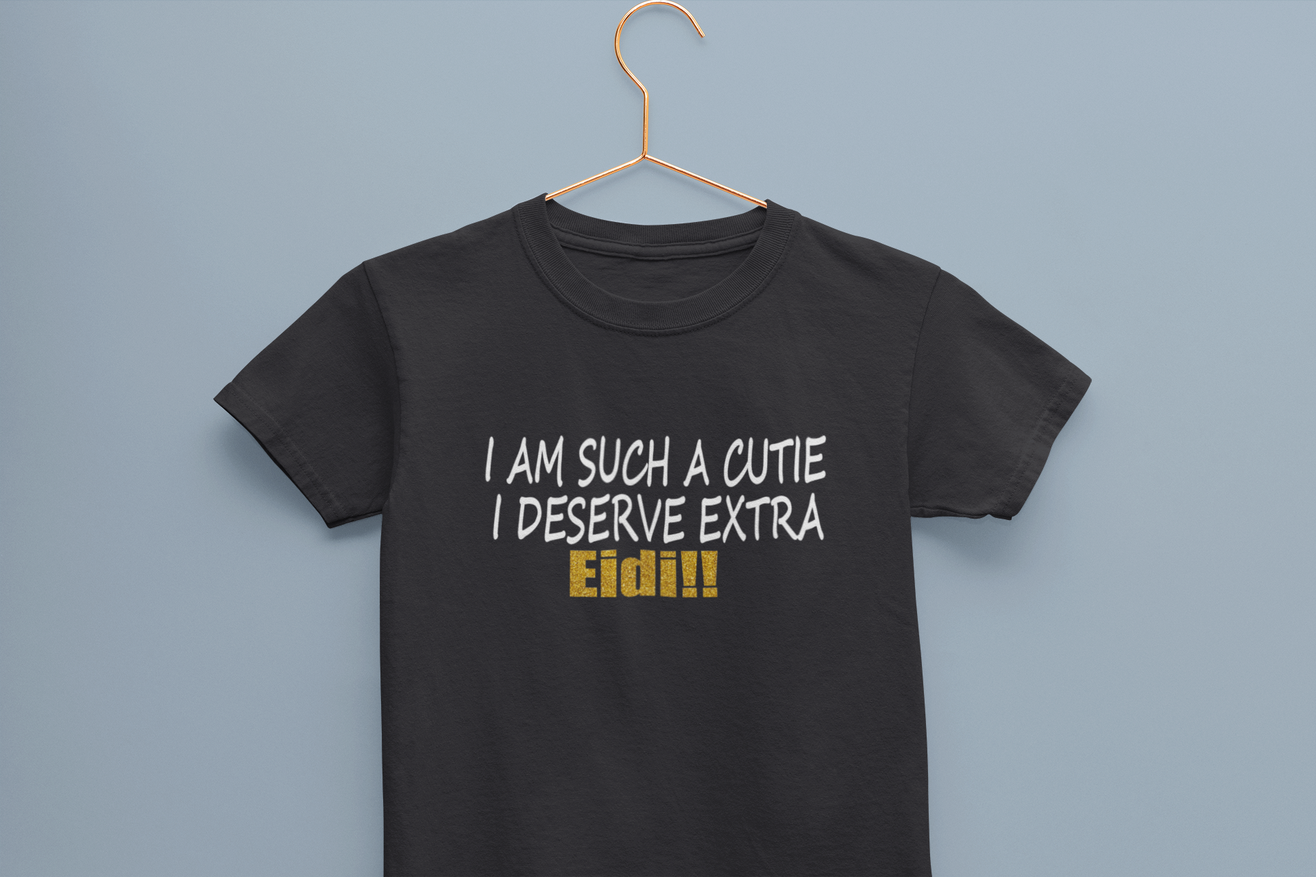 I Am Such A Cutie I Deserve Extra Eid Half Sleeves T-Shirt for Boy-FunkyTeesClub