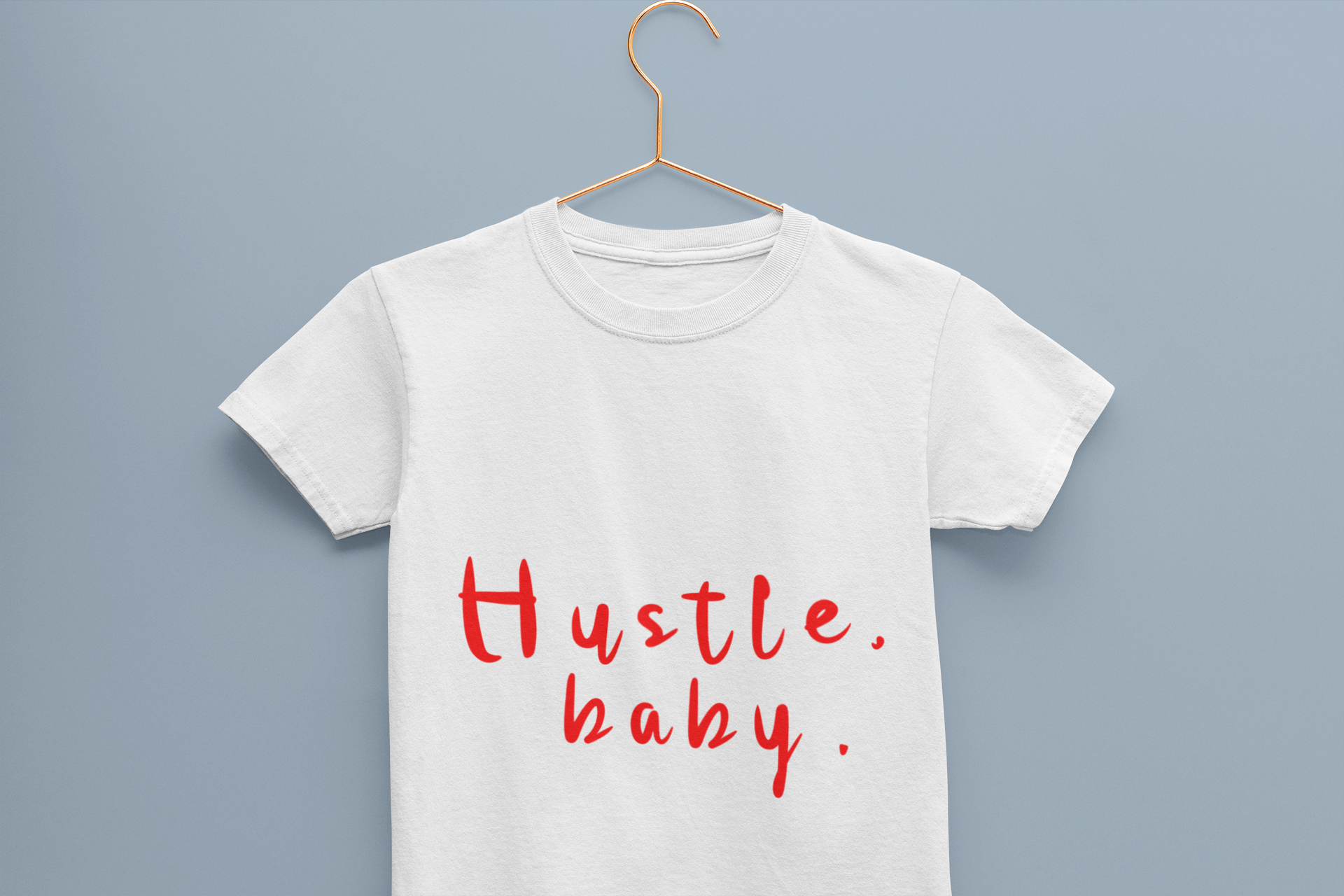 Hustle Baby Half Sleeves T-Shirt for Boy-FunkyTeesClub