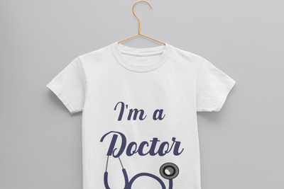 Future Doctor Half Sleeves T-Shirt for Boy-FunkyTeesClub