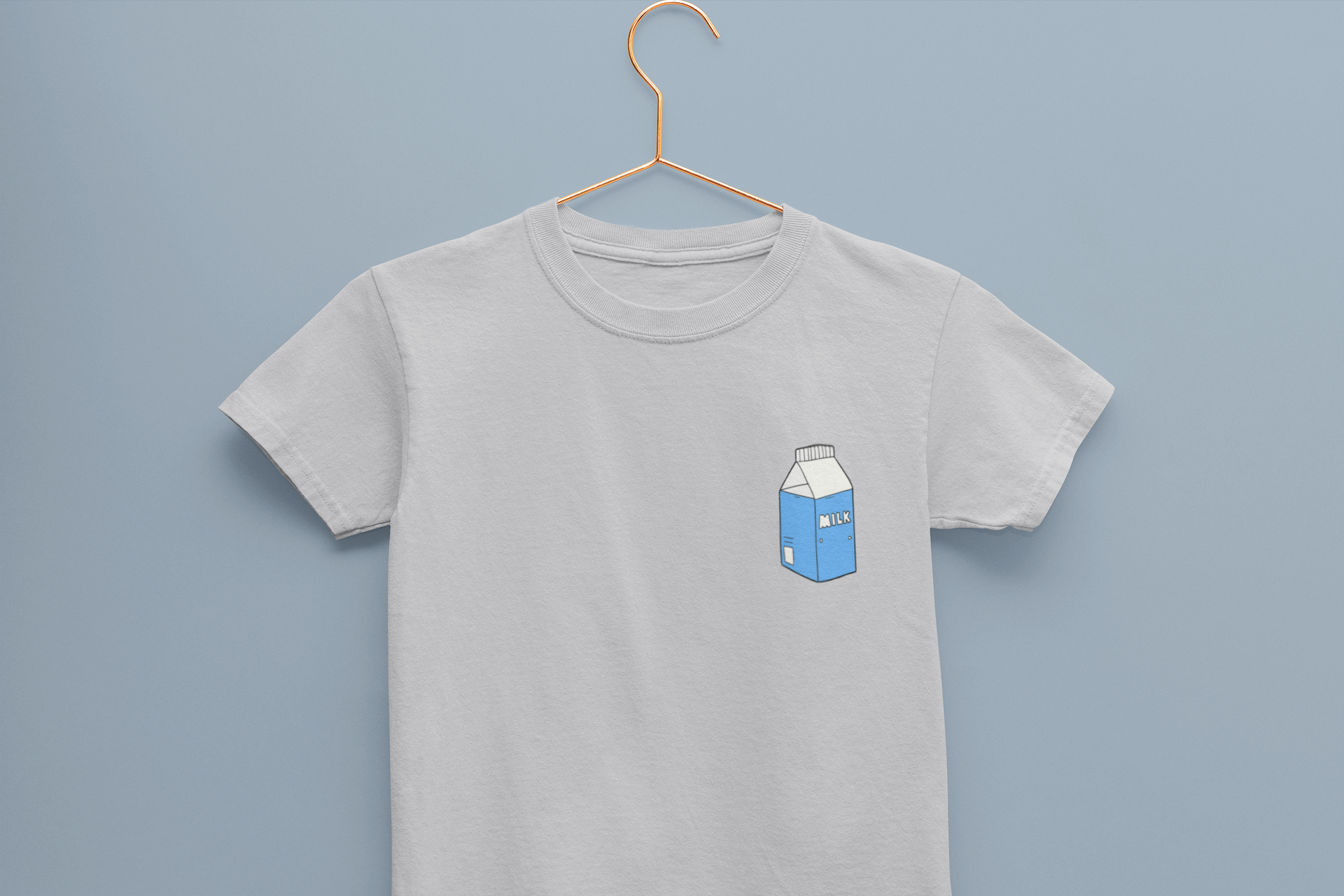 Milk Minimals Half Sleeves T-Shirt for Boy-FunkyTeesClub
