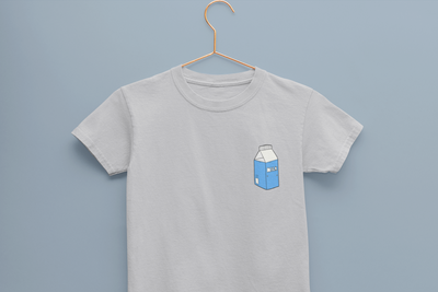 Milk Minimals Half Sleeves T-Shirt for Boy-FunkyTeesClub