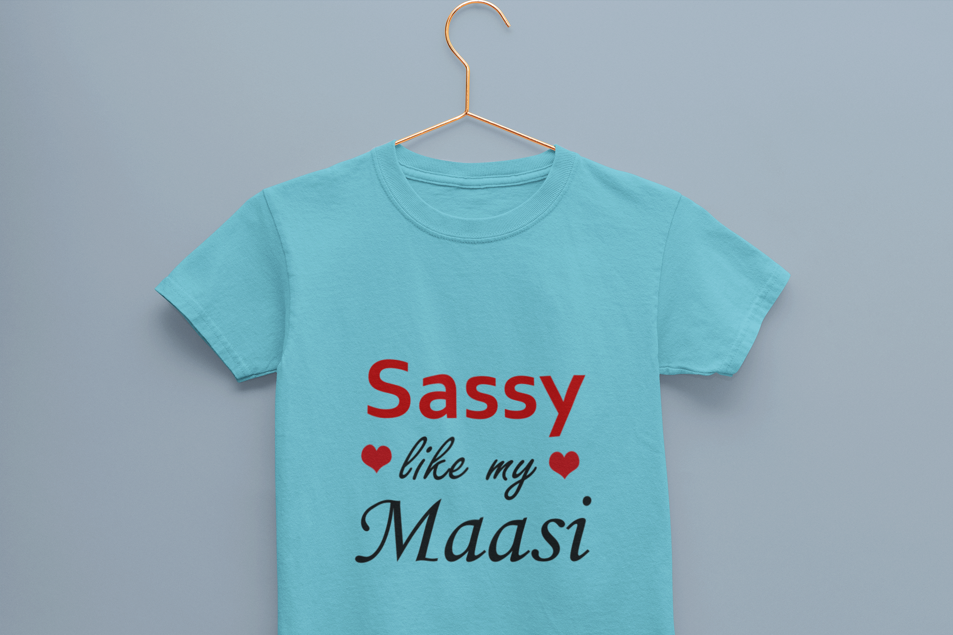 Sassy Like My Masi Half Sleeves T-Shirt For Girls -FunkyTeesClub