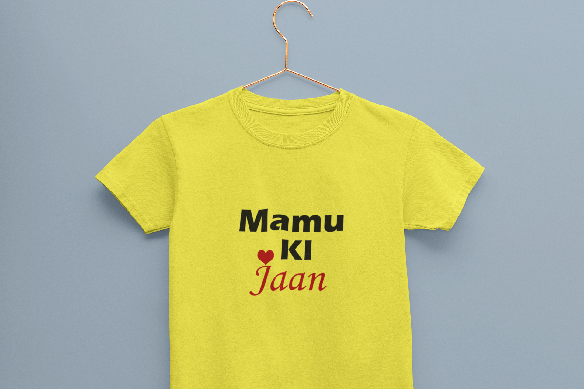 Mamu Ki Jaan Half Sleeves T-Shirt for Boy-FunkyTeesClub