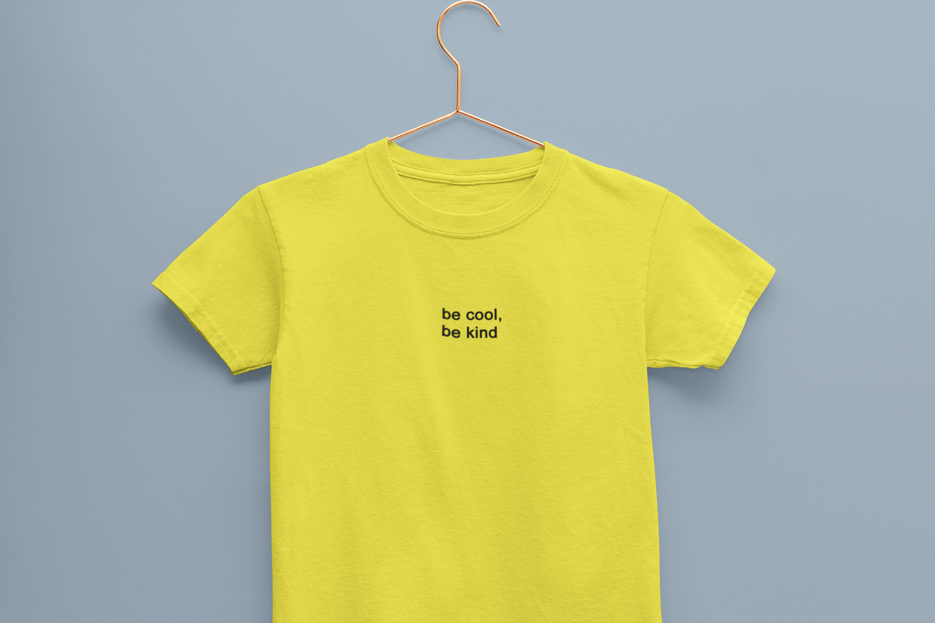 Be Cool Be Kind Minimals Half Sleeves T-Shirt for Boy-FunkyTeesClub