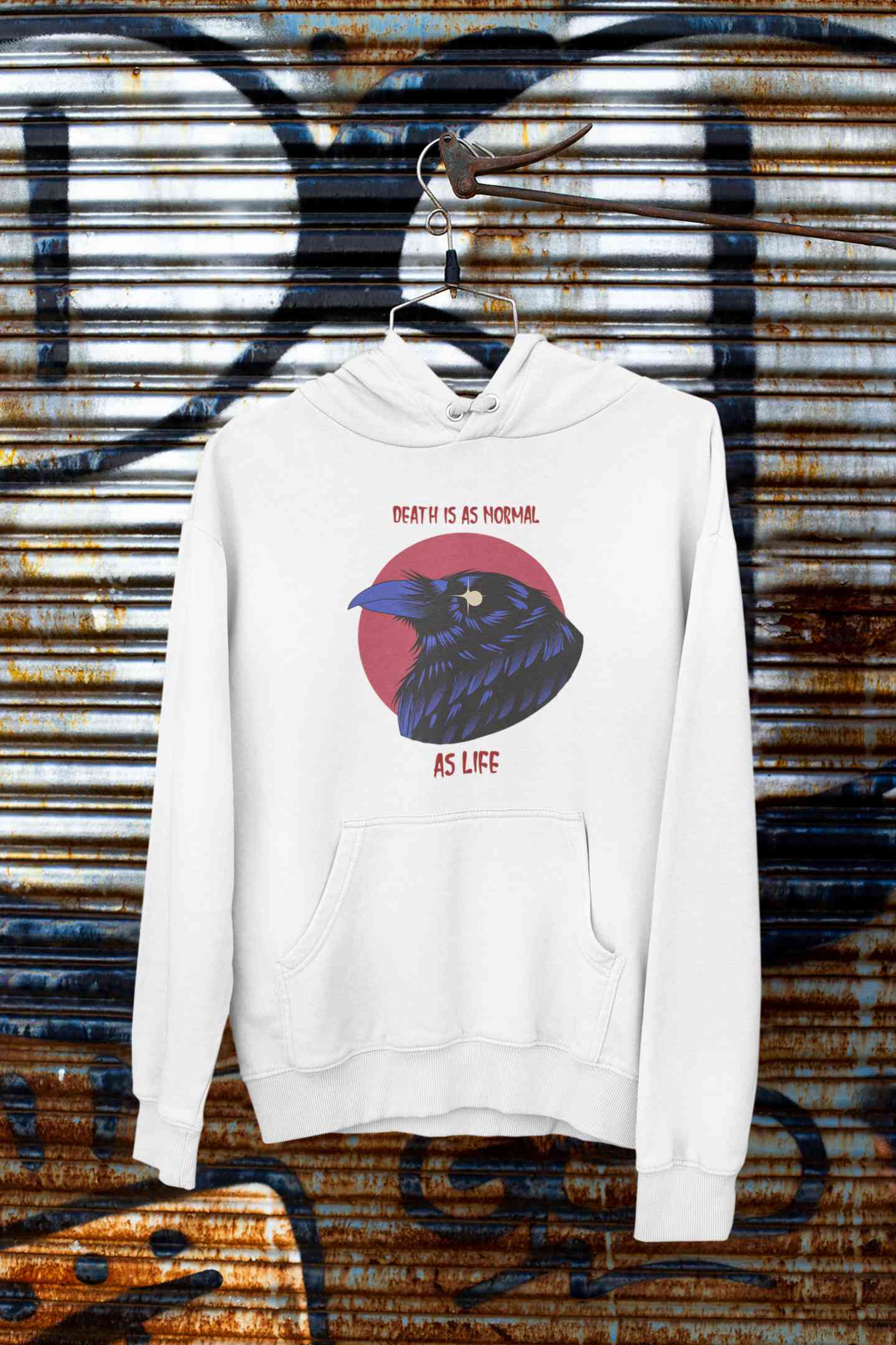 Crow Inspired By The Sandman Comic Book Hoodies for Women-FunkyTeesClub