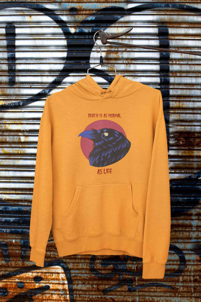Crow Inspired By The Sandman Comic Book Men Hoodies-FunkyTeesClub