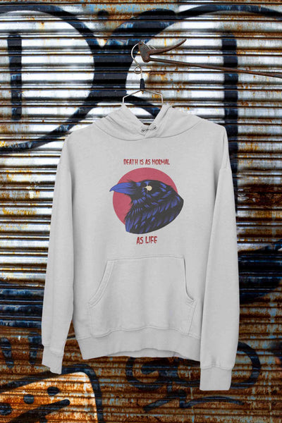 Crow Inspired By The Sandman Comic Book Hoodies for Women-FunkyTeesClub