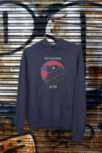 Crow Inspired By The Sandman Comic Book Men Hoodies-FunkyTeesClub
