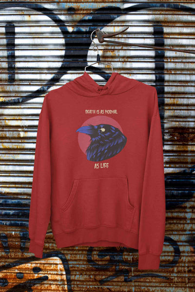 Crow Inspired By The Sandman Comic Book Hoodies for Women-FunkyTeesClub