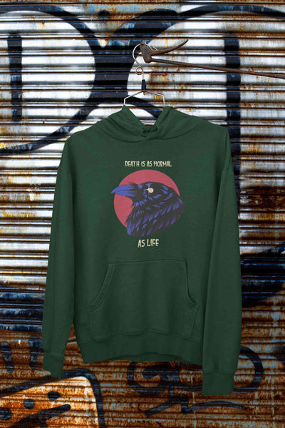 Crow Inspired By The Sandman Comic Book Hoodies for Women-FunkyTeesClub