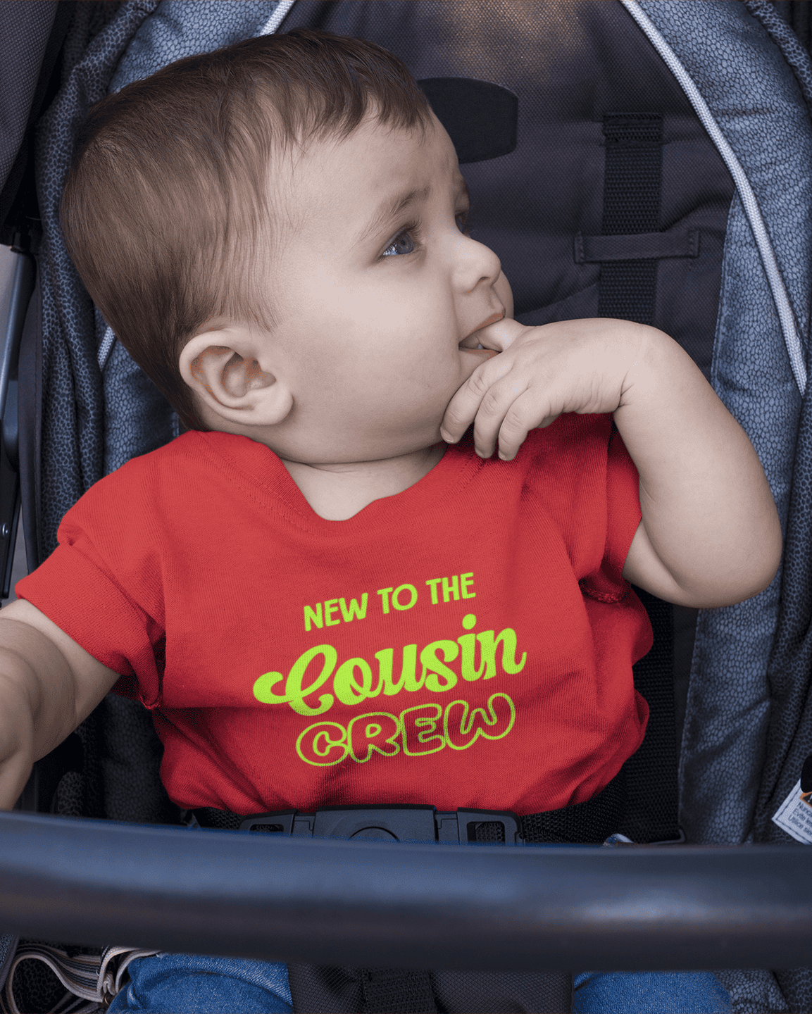 New To Cousin Crew Rakshabandhan Half Sleeves T-Shirt for Boys -FunkyTeesClub
