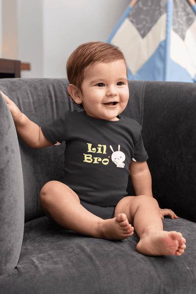 Little Bro Rakshabadhan Rompers for Baby Boy- FunkyTeesClub