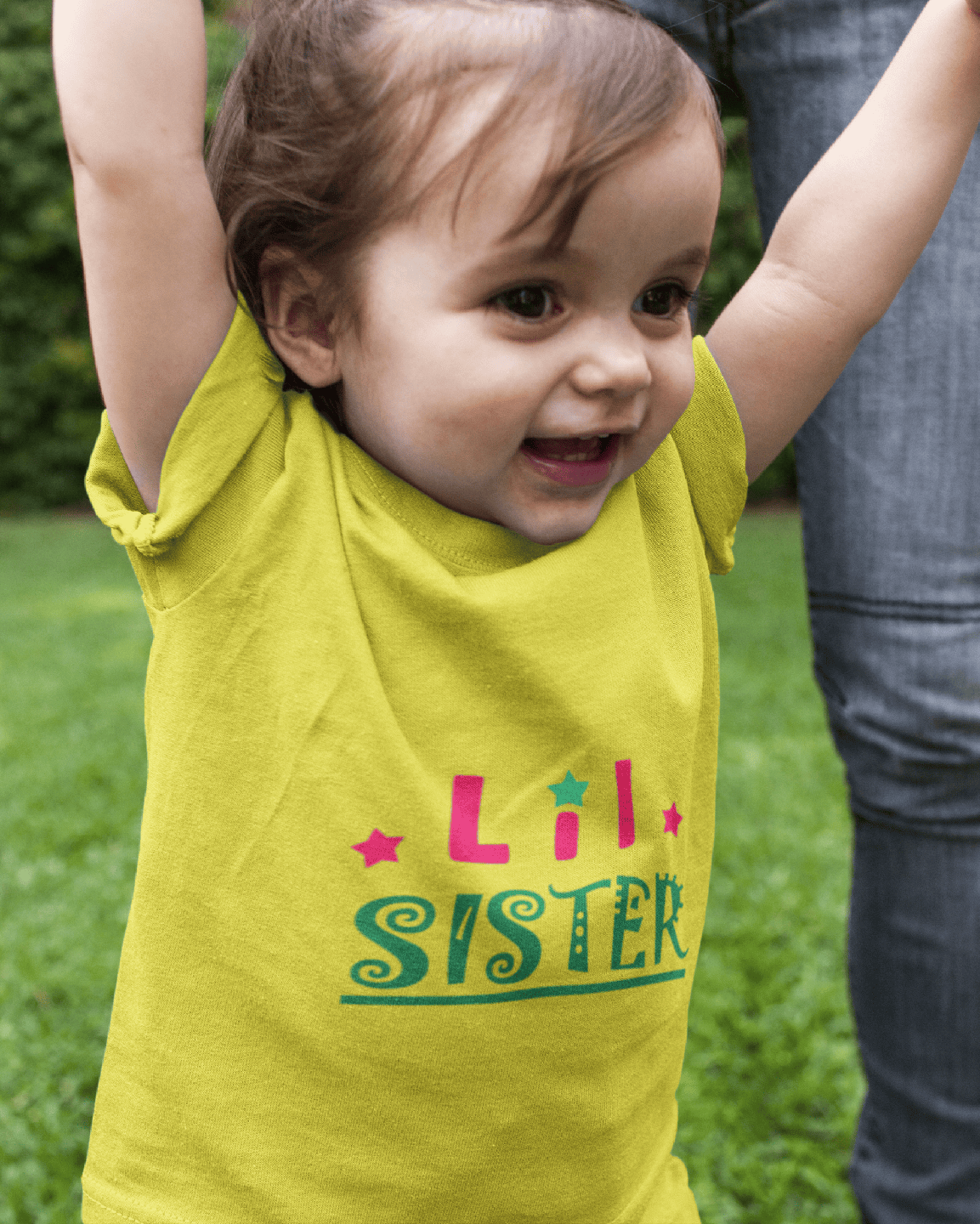 Lil Sister Rakshabandhan Half Sleeves T-Shirt For Girls -FunkyTeesClub
