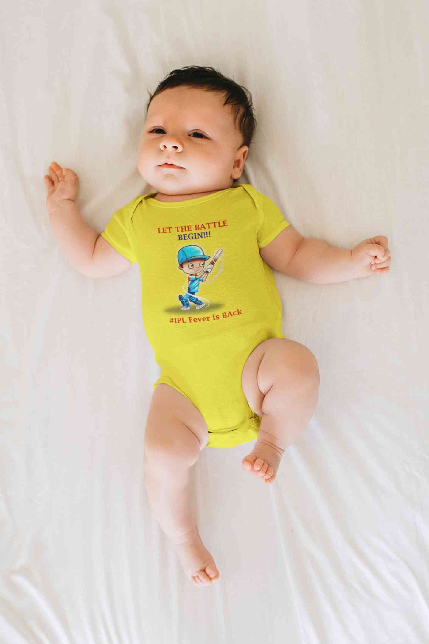 IPL Fever Is Back Rompers for Baby Boy- FunkyTeesClub