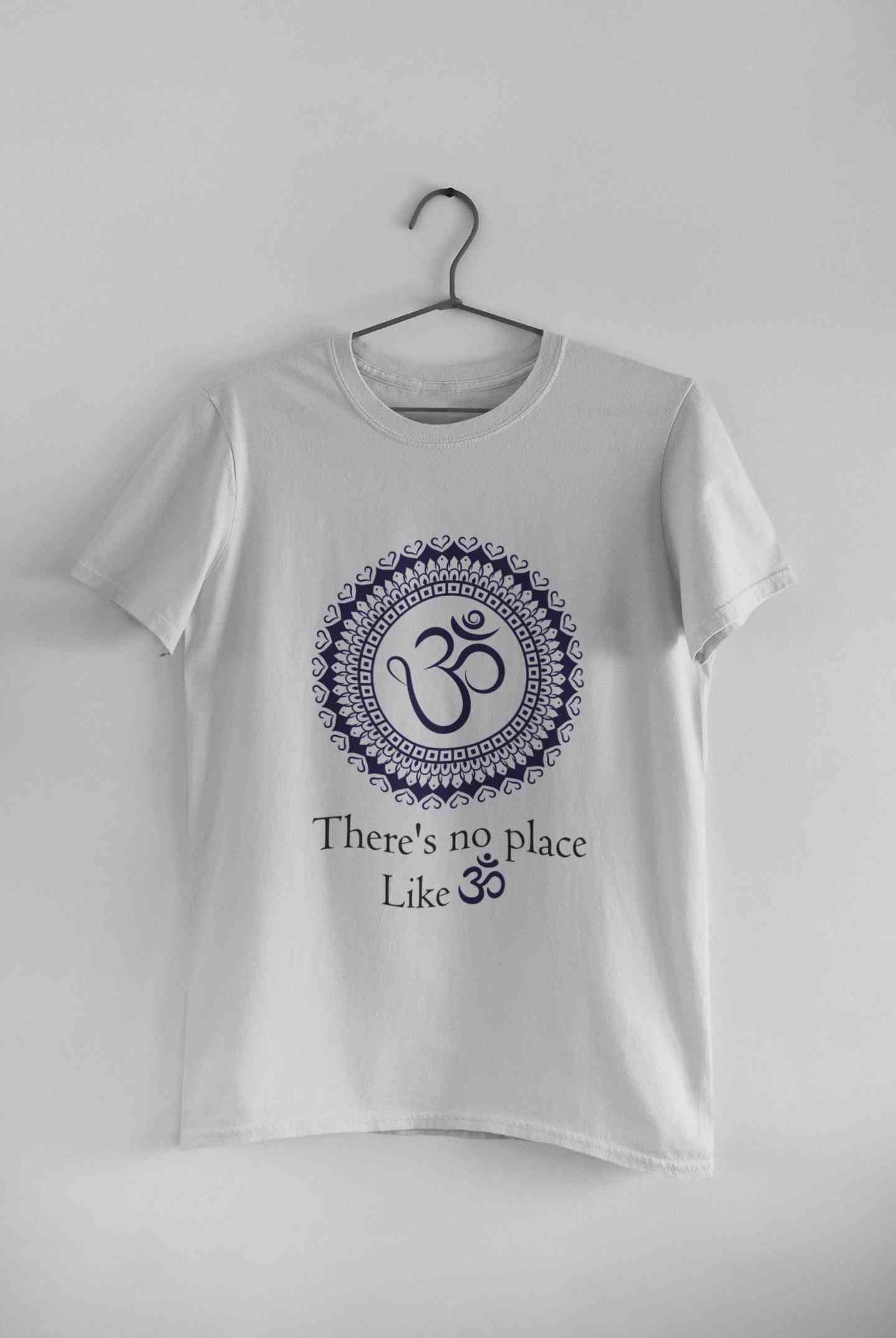 Om Yoga Mens Half Sleeves T-shirt- FunkyTeesClub