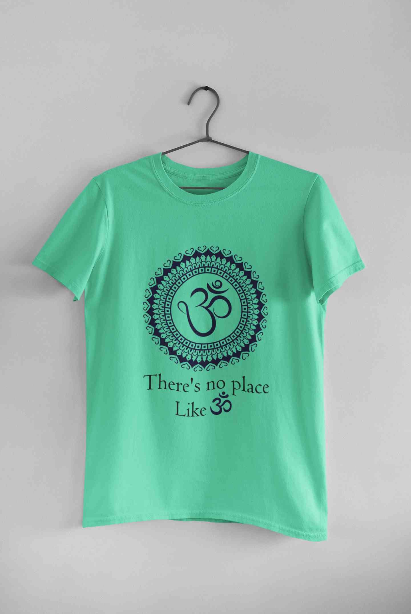 Om Yoga Mens Half Sleeves T-shirt- FunkyTeesClub