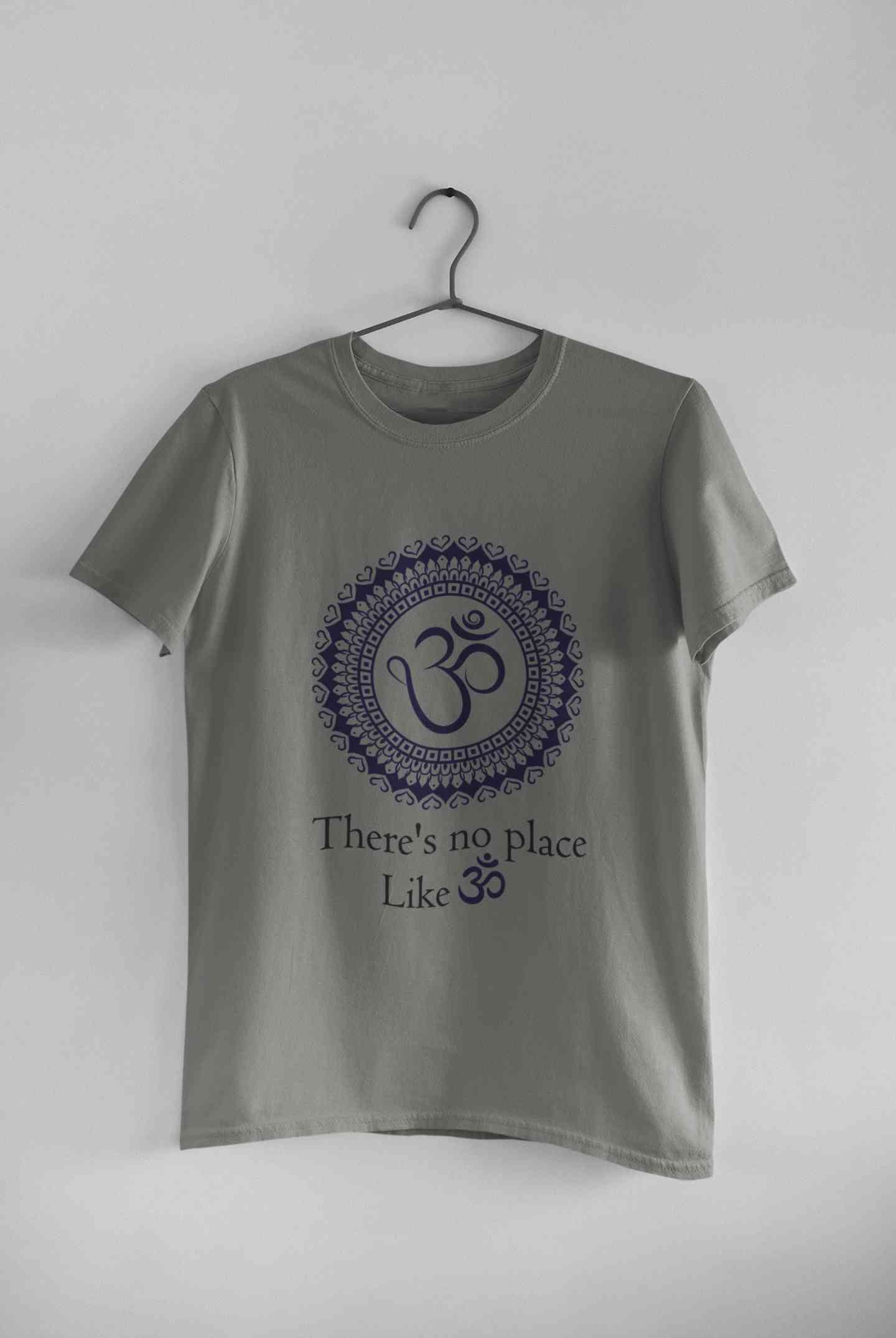 Om Yoga Mens Half Sleeves T-shirt- FunkyTeesClub