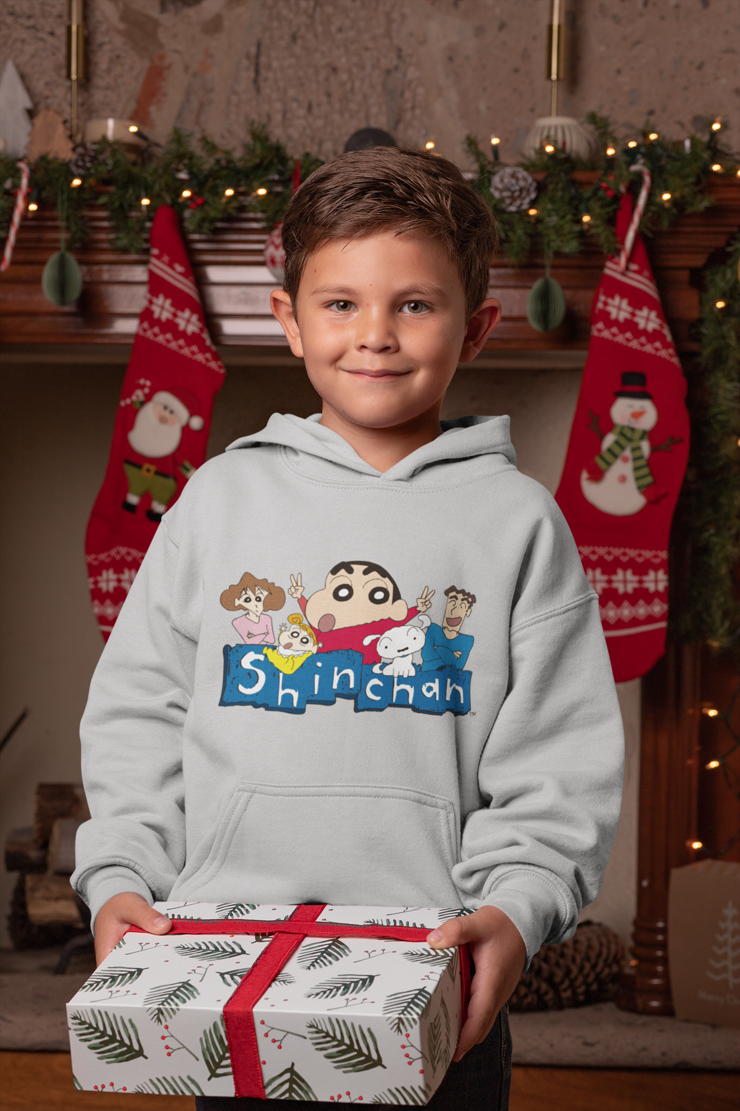 Cute Cartoon Boy Hoodies-FunkyTeesClub