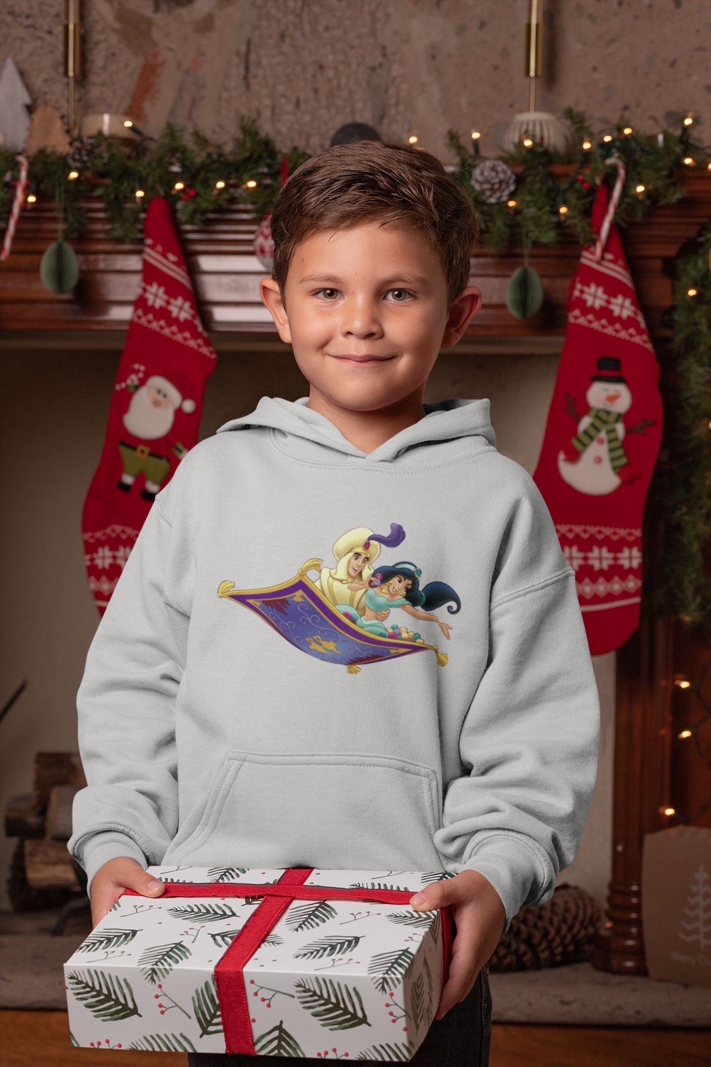 Cute Cartoon Boy Hoodies-FunkyTeesClub