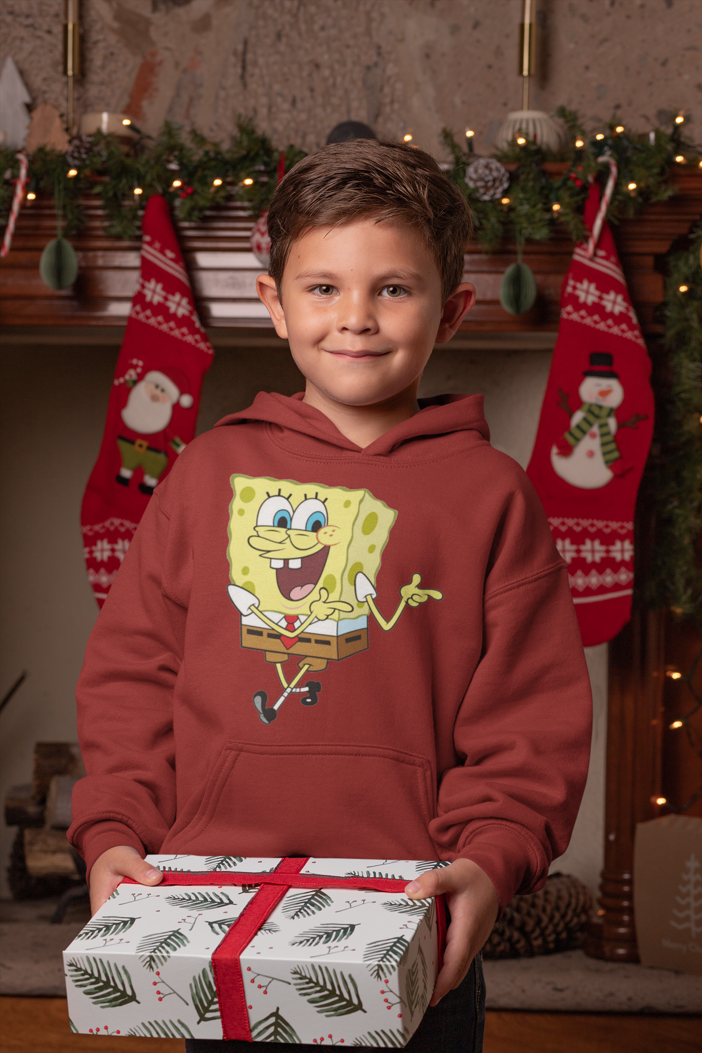 Cute Cartoon Boy Hoodies-FunkyTeesClub