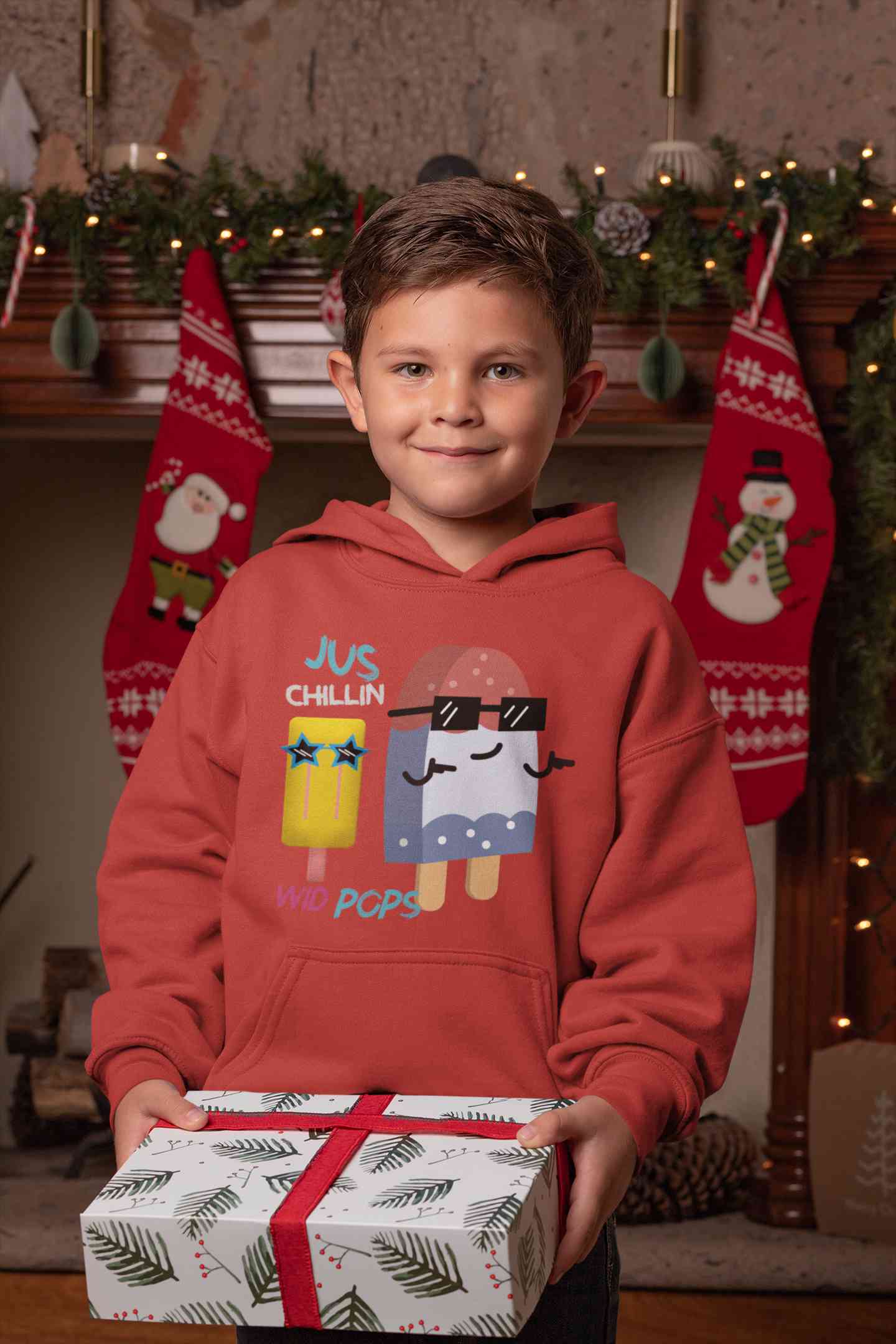 Popsicle Cartoon Boy Hoodies-FunkyTeesClub