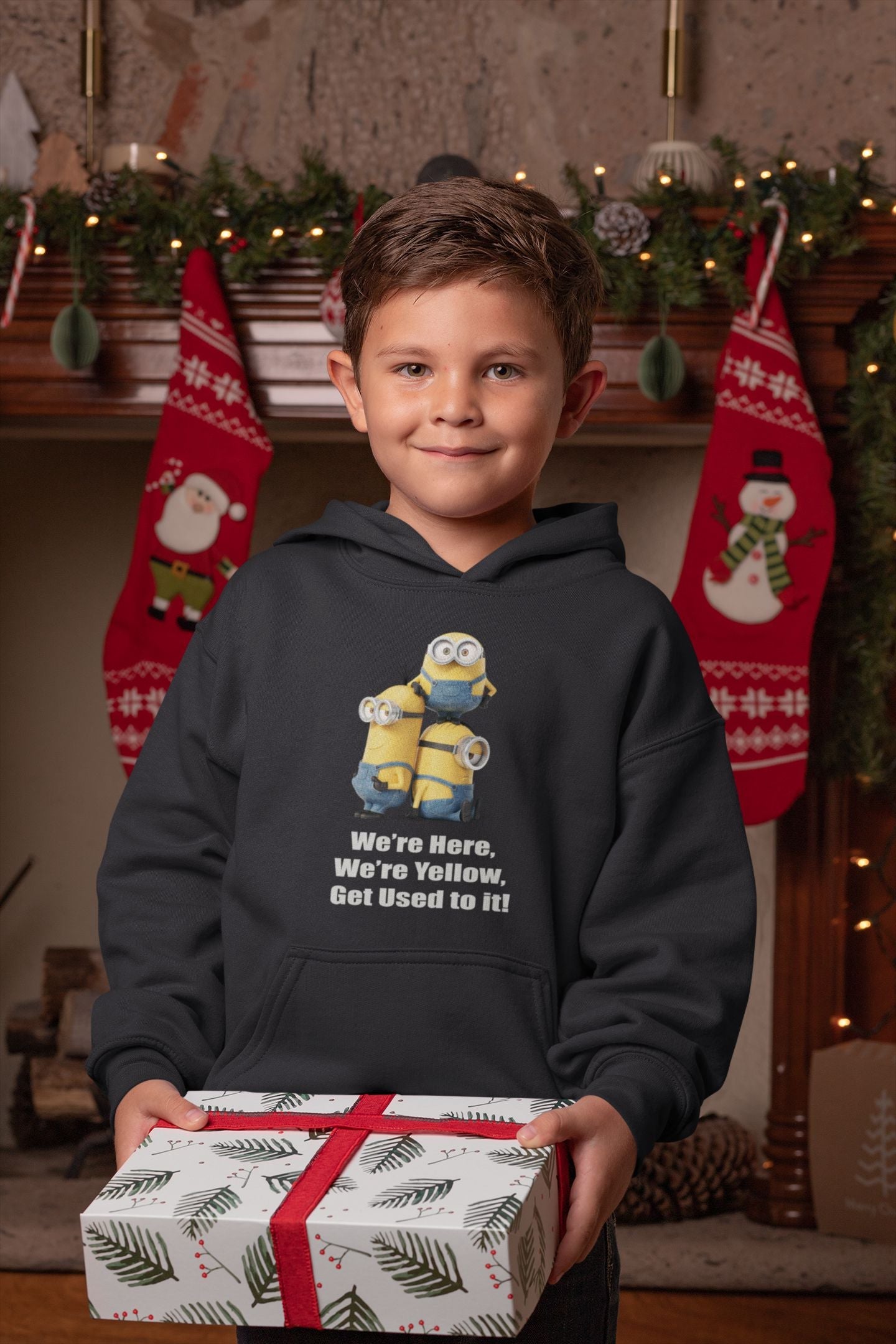 Cartoon Quotes Boy Hoodies-FunkyTeesClub
