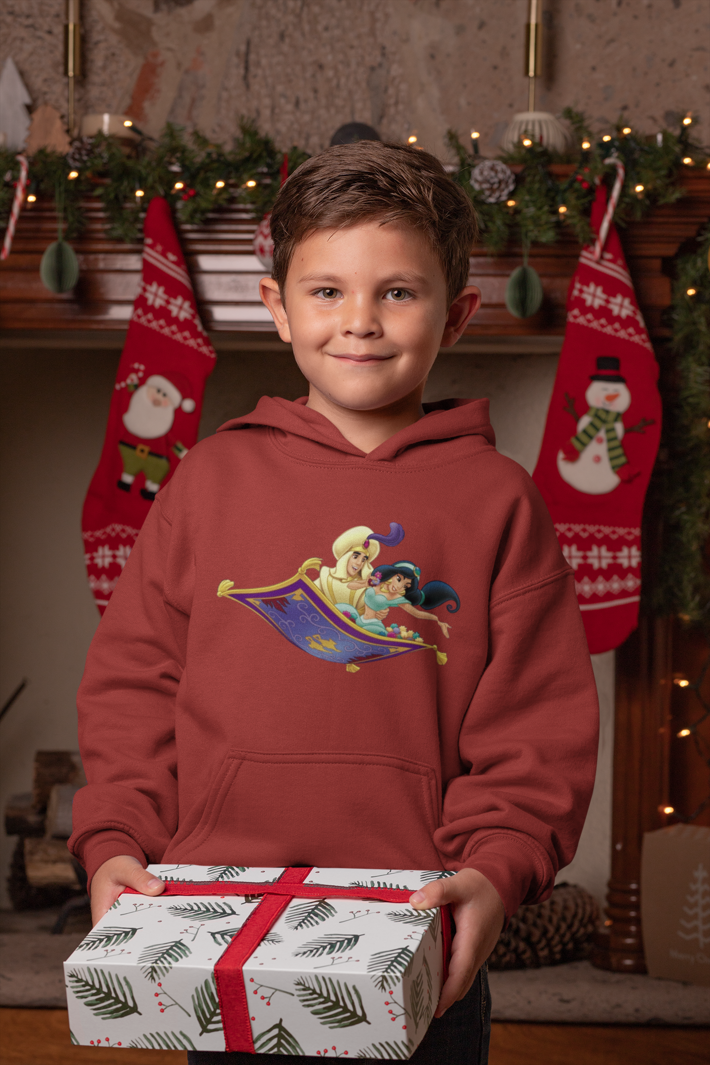 Cute Cartoon Boy Hoodies-FunkyTeesClub