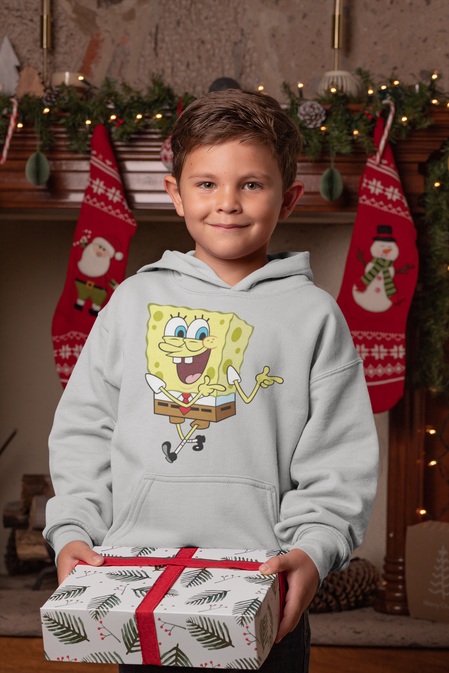 Cute Cartoon Boy Hoodies-FunkyTeesClub