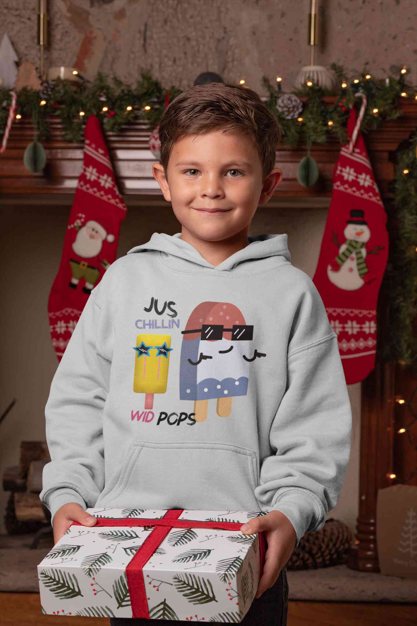 Popsicle Cartoon Boy Hoodies-FunkyTeesClub