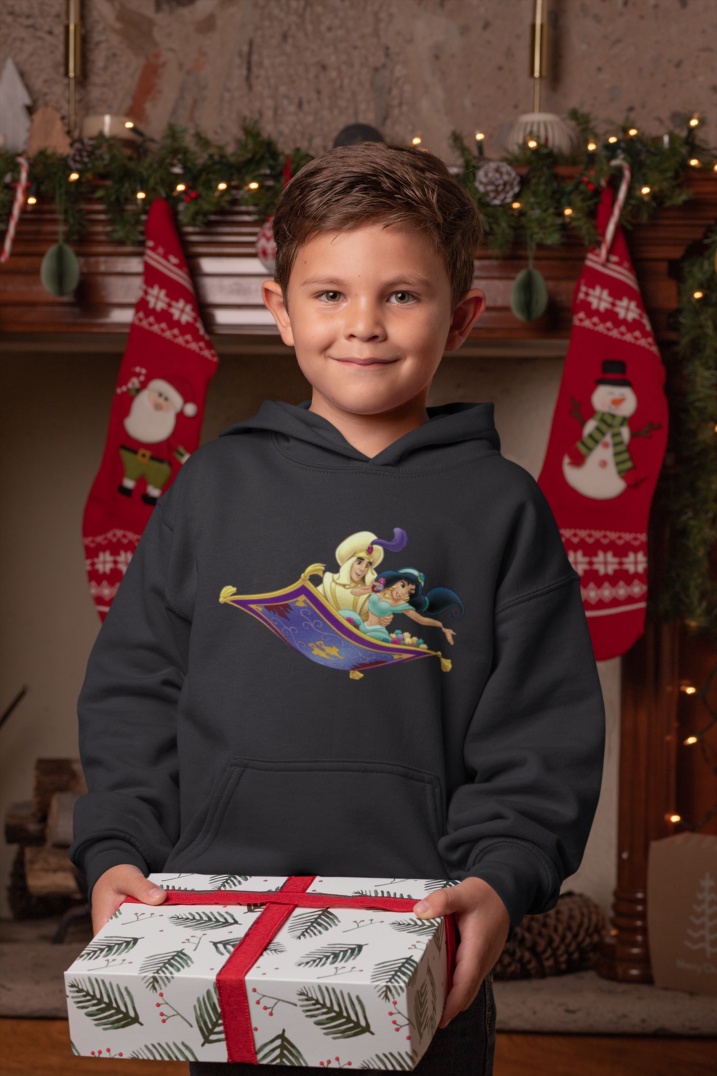 Cute Cartoon Boy Hoodies-FunkyTeesClub
