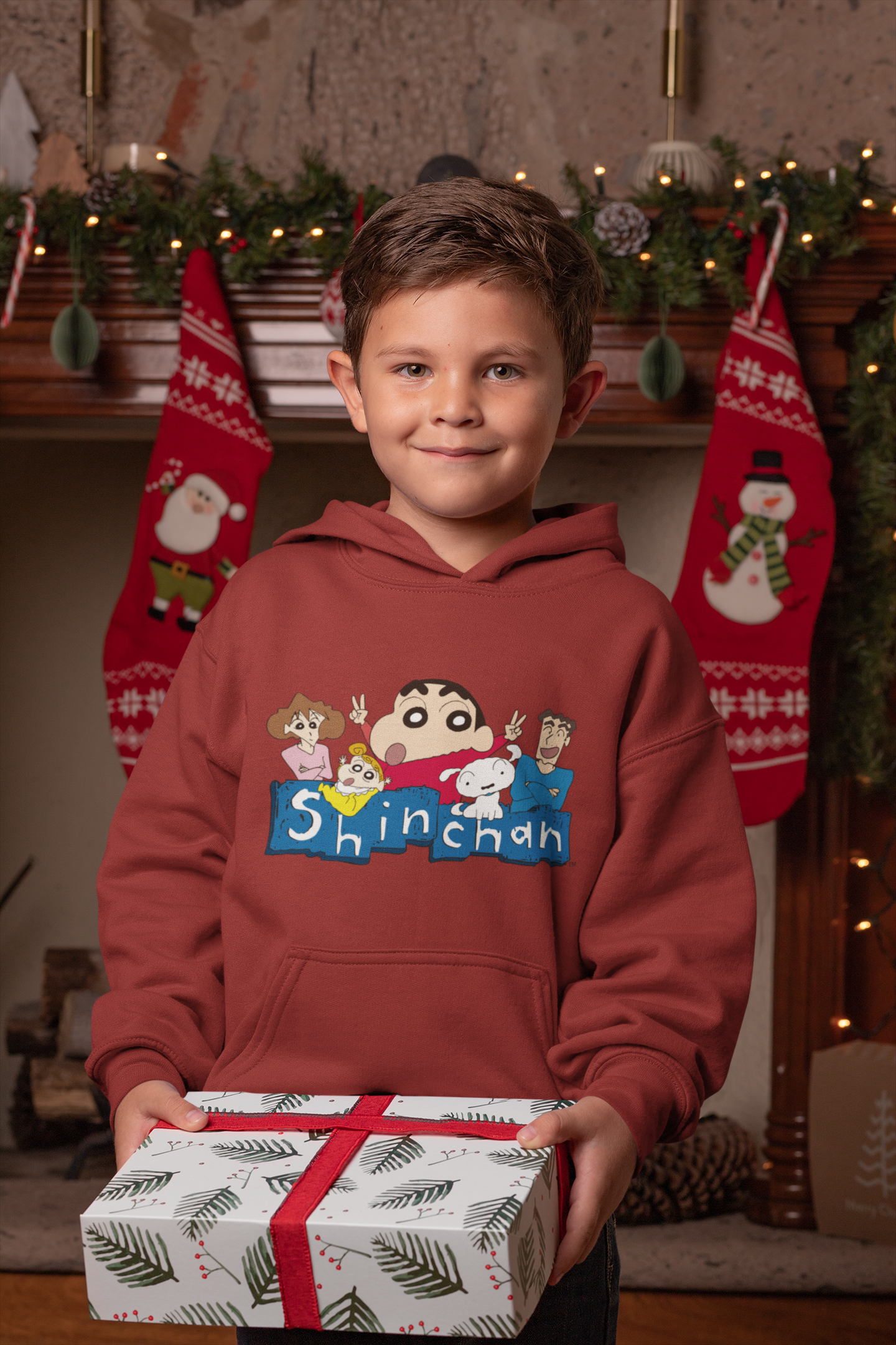 Cute Cartoon Boy Hoodies-FunkyTeesClub