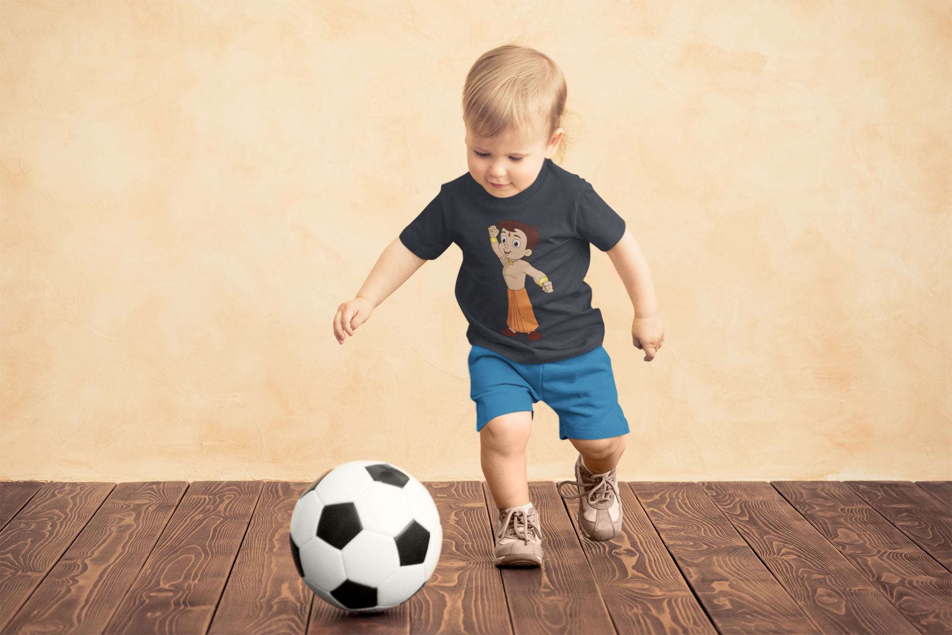 Cute Cartoon Half Sleeves T-Shirt for Boy-FunkyTeesClub