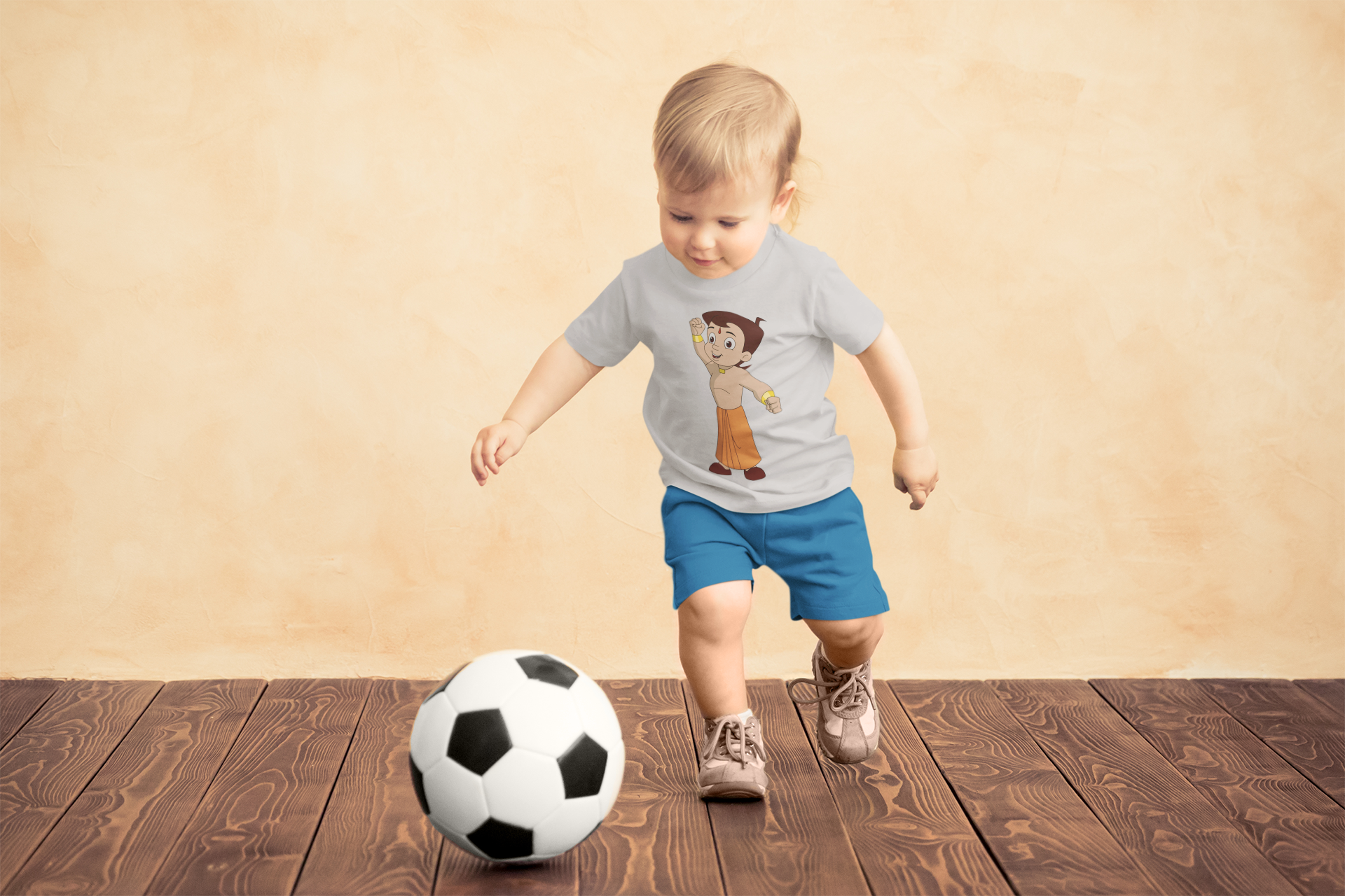 Cute Cartoon Half Sleeves T-Shirt for Boy-FunkyTeesClub