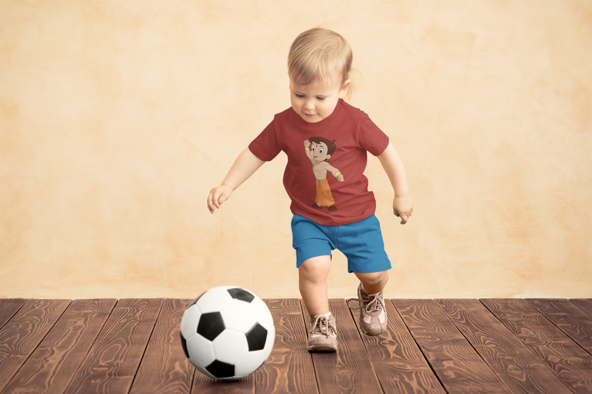 Cute Cartoon Half Sleeves T-Shirt for Boy-FunkyTeesClub