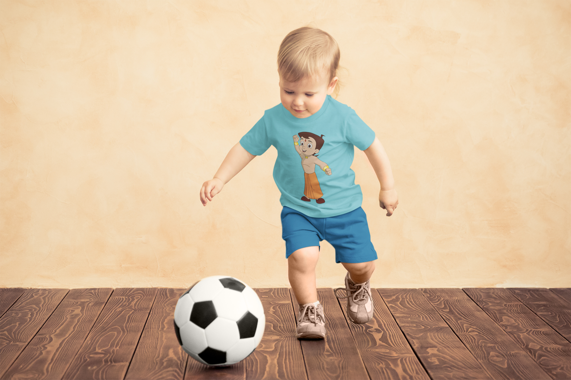 Cute Cartoon Half Sleeves T-Shirt for Boy-FunkyTeesClub