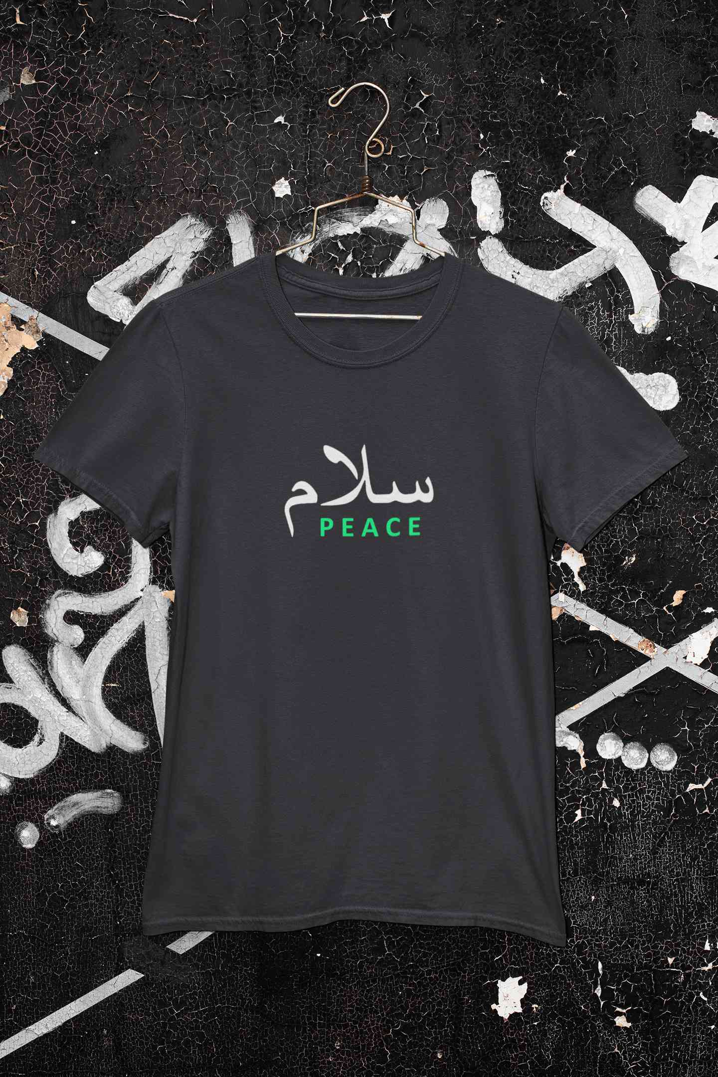 Salam Urdu Font Mens Half Sleeves T-shirt- FunkyTeesClub