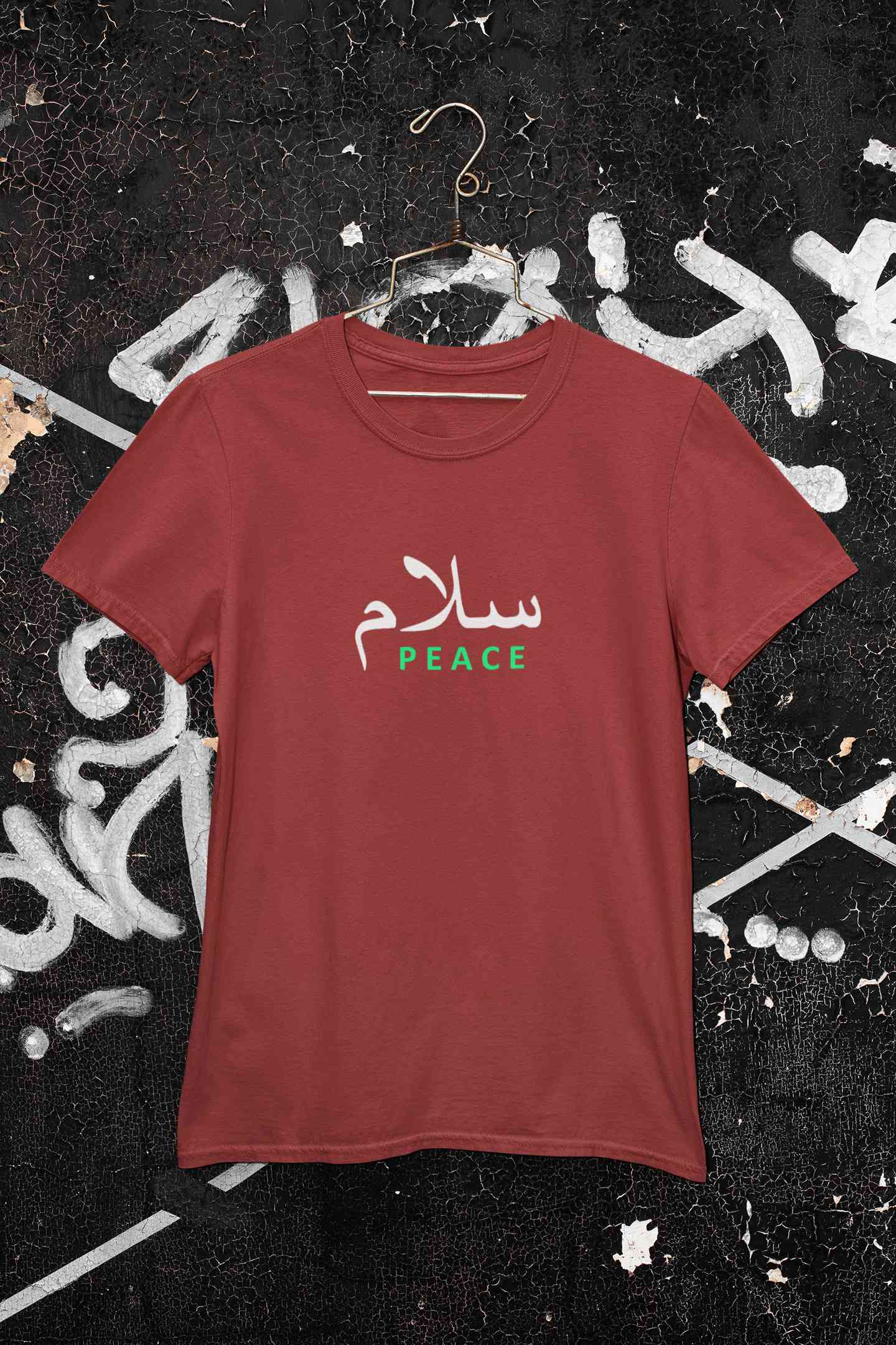 Salam Urdu Font Mens Half Sleeves T-shirt- FunkyTeesClub