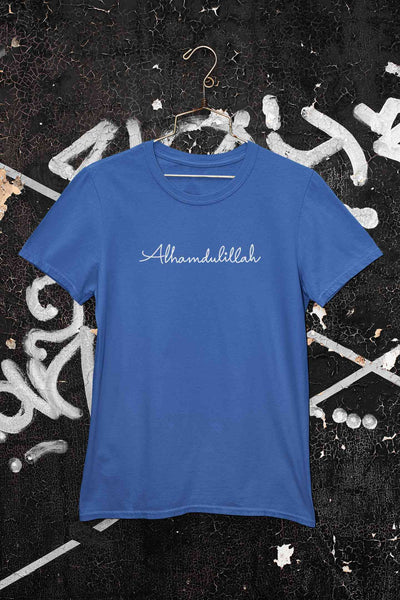 Alhamdulillah Mens Half Sleeves T-shirt- FunkyTeesClub