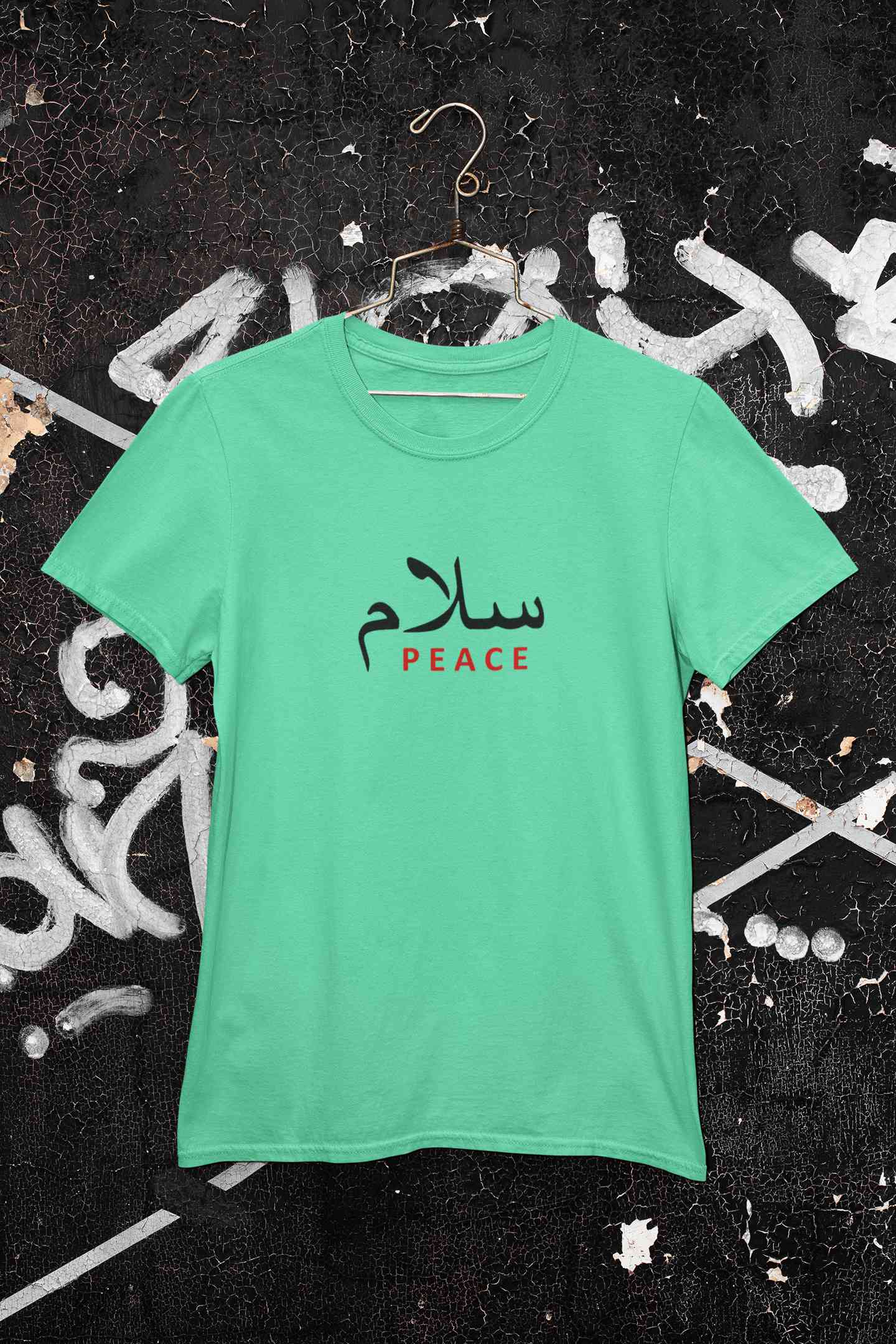 Salam Urdu Font Mens Half Sleeves T-shirt- FunkyTeesClub